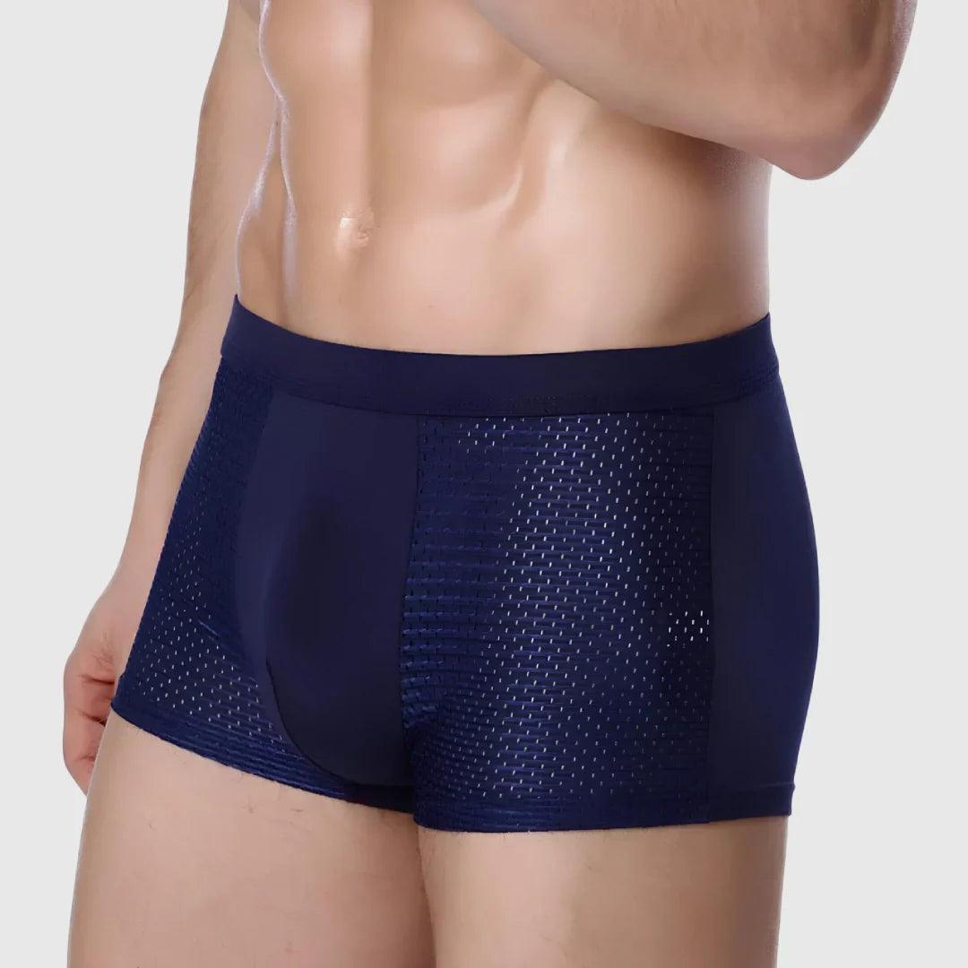 [Pague 5, Leve 10] Kit de Cuecas Brave Boxer de Fibra de Bambu com 2 BRINDES: Relógio e Óculos
