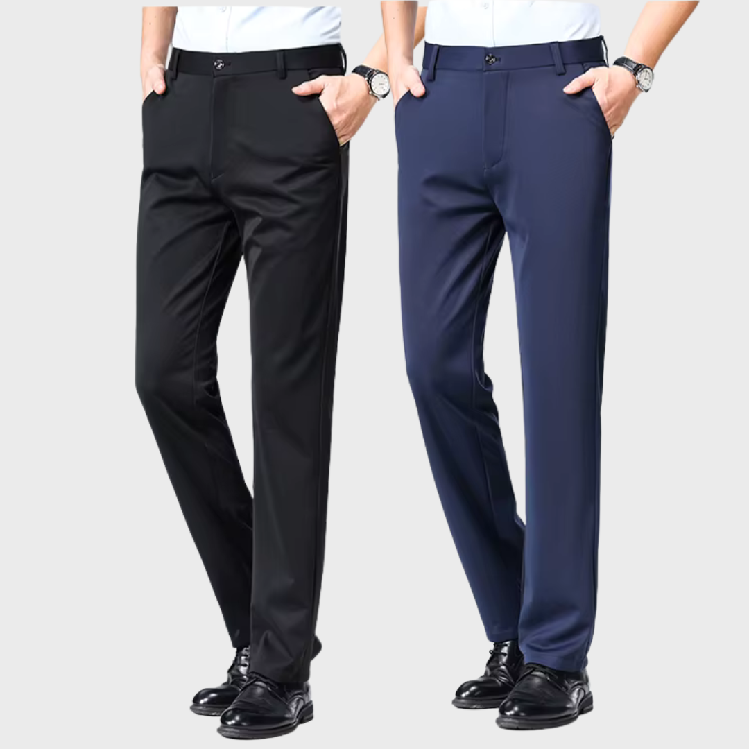 Compre 1 Leve 2 | Calça Social Clássica Alfaiataria Arantes + Cinto Social Couro