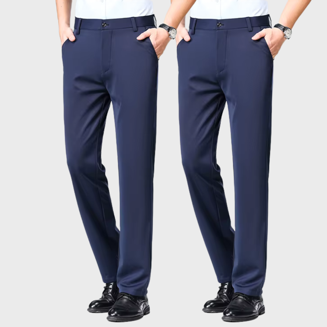 Compre 1 Leve 2 | Calça Social Clássica Alfaiataria Arantes + Cinto Social Couro