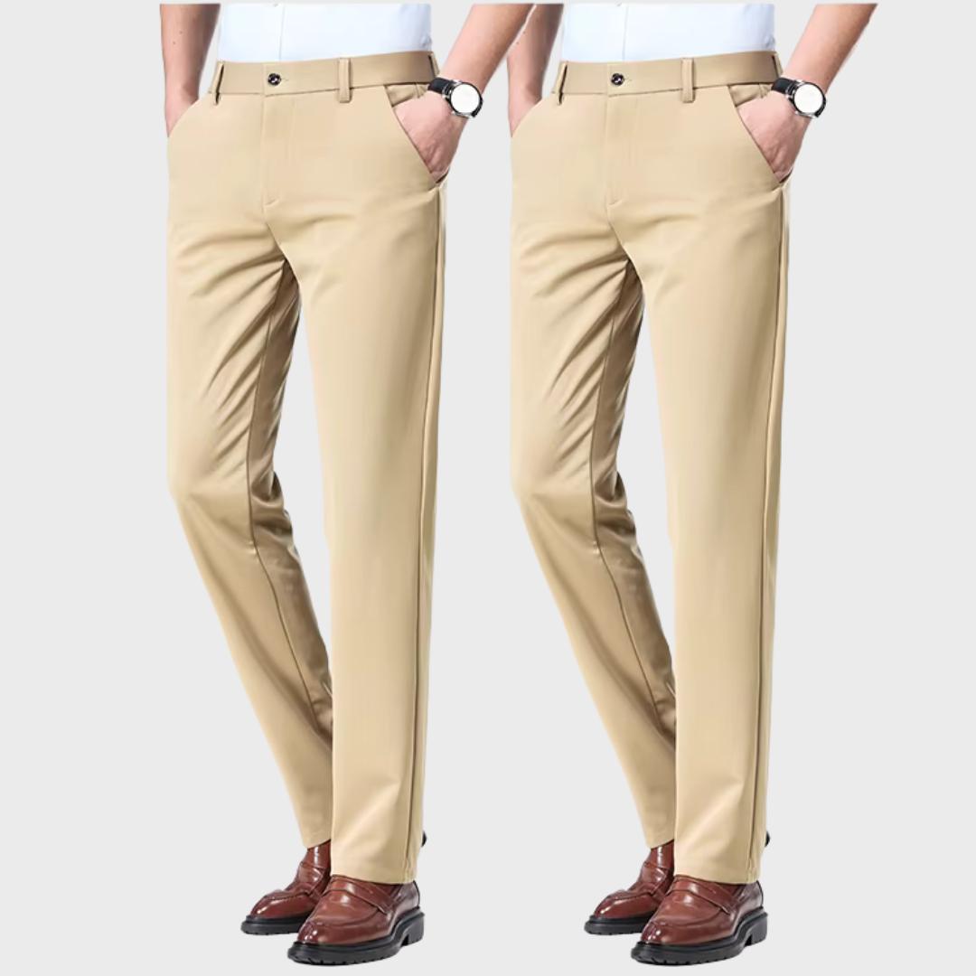 Compre 1 Leve 2 | Calça Social Clássica Alfaiataria Arantes + Cinto Social Couro