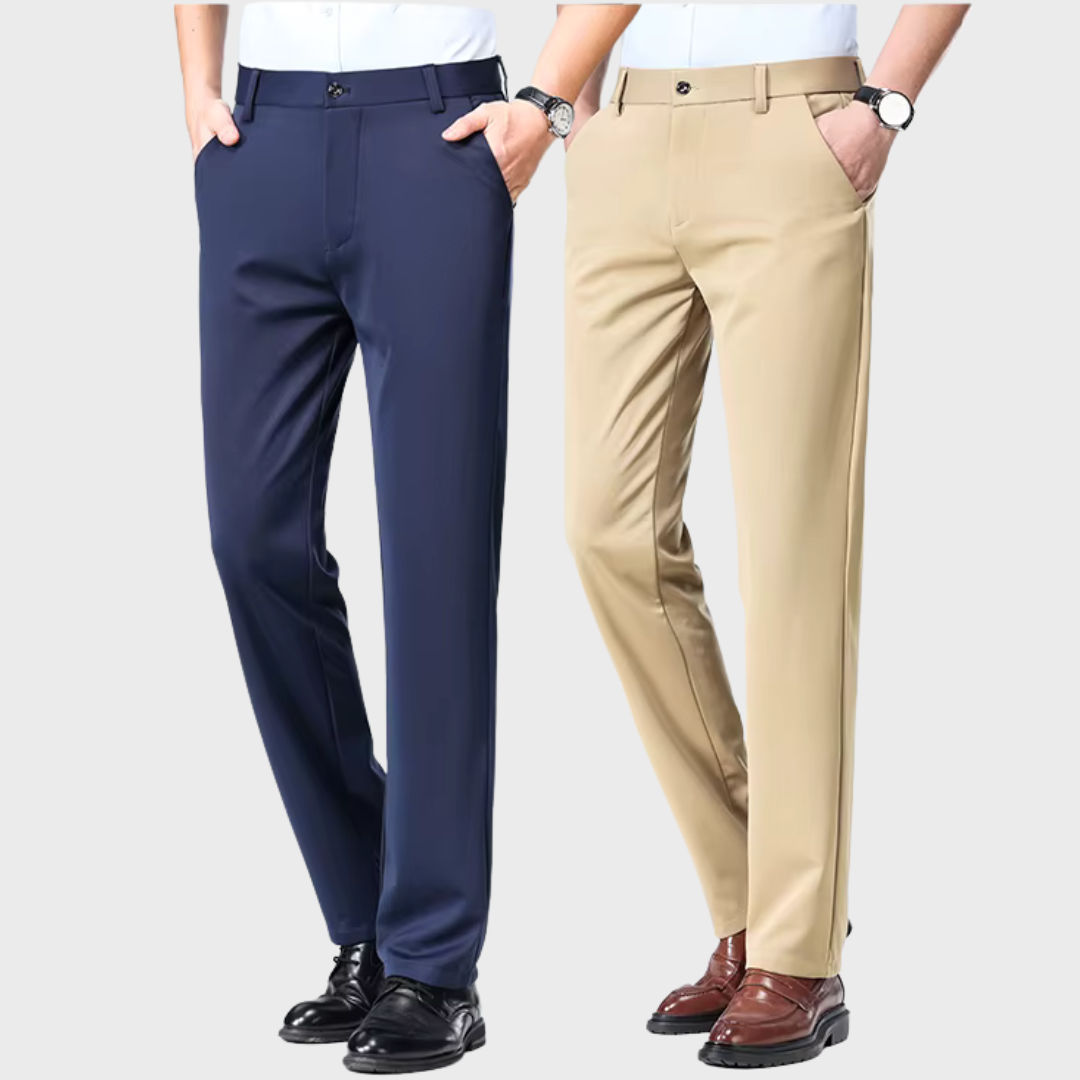 Compre 1 Leve 2 | Calça Social Clássica Alfaiataria Arantes + Cinto Social Couro