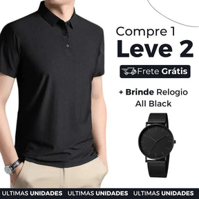 Pague 1 Leve 2 | Camisa Polo Fresh Lançamento + Relógio de Brinde