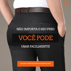 Compre 1 Leve 2 | Calça Social Clássica Alfaiataria Arantes + Cinto Social Couro