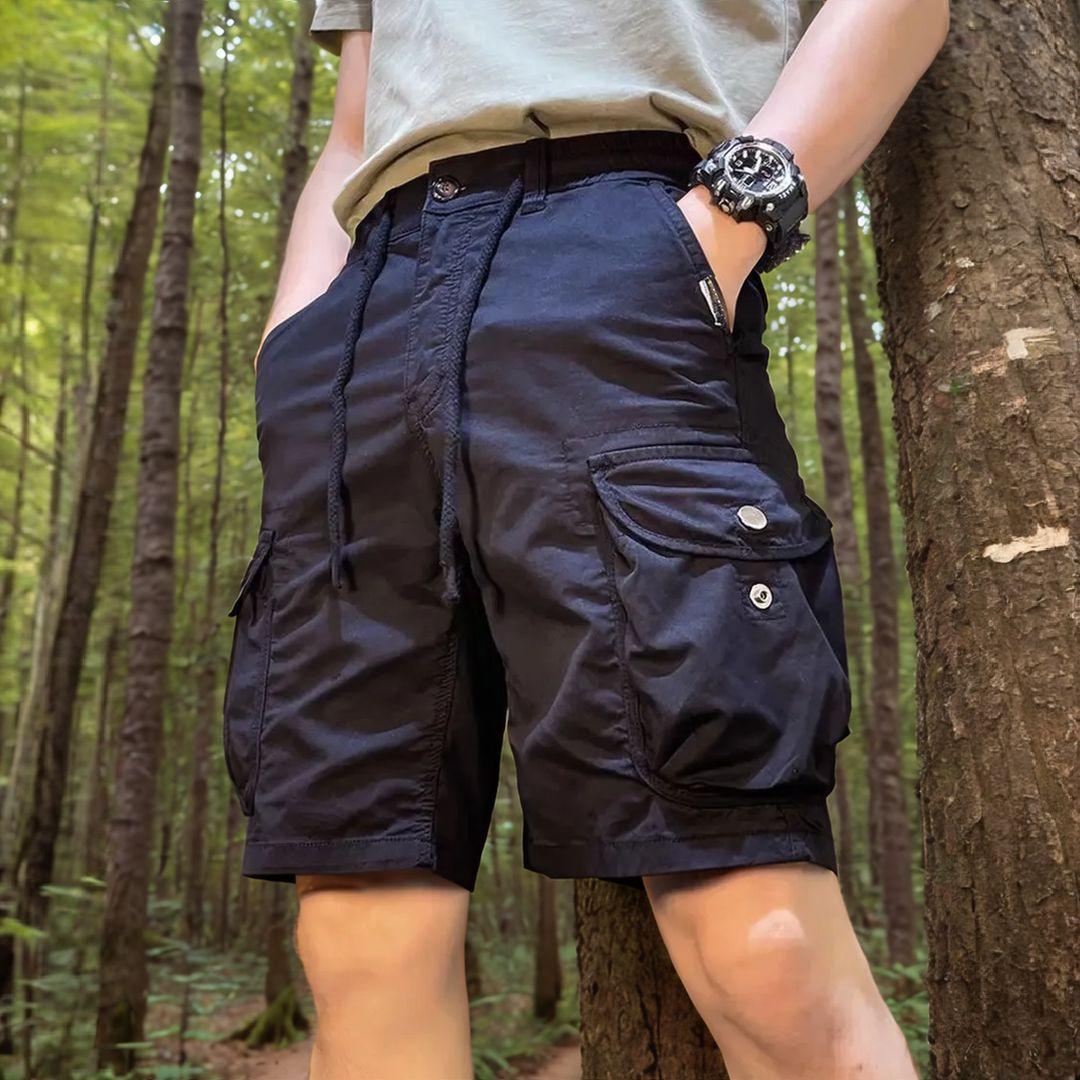 [Compre 2 e Leve 3] Shorts Masculino Spartacus™ com Design Cargo Militar / Desempenho e Estilo