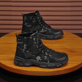 Bota Coturno AmericanPatriot™ com Estampa Militar e Solado Antiderrapante