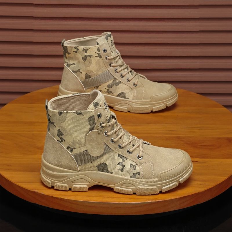 Bota Coturno AmericanPatriot™ com Estampa Militar e Solado Antiderrapante
