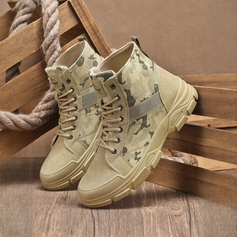 Bota Coturno AmericanPatriot™ com Estampa Militar e Solado Antiderrapante