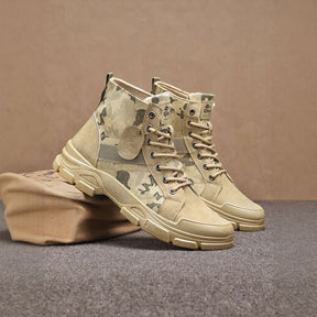 Bota Coturno AmericanPatriot™ com Estampa Militar e Solado Antiderrapante