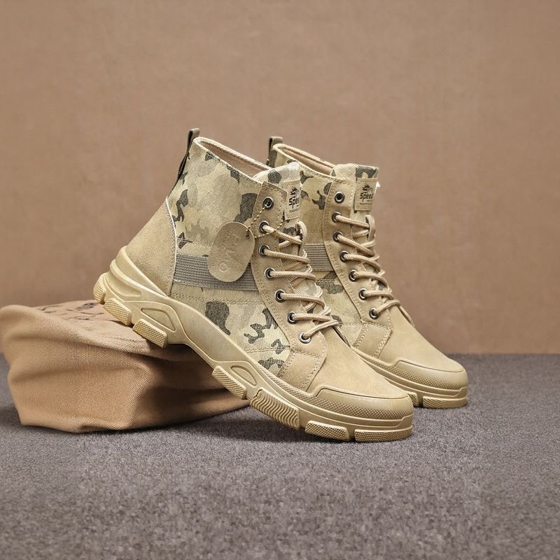 Bota Coturno AmericanPatriot™ com Estampa Militar e Solado Antiderrapante