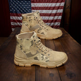 Bota Coturno AmericanPatriot™ com Estampa Militar e Solado Antiderrapante