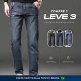 [COMPRE 2 LEVE 3] - Promoção Calça Jeans Classic - Direto Da Fábrica + Brinde!