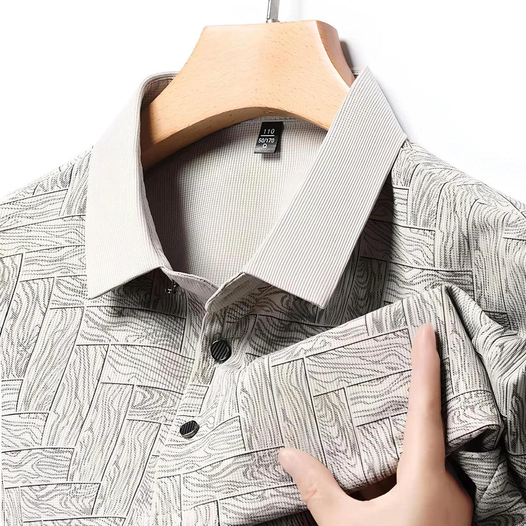 [Pague 2, Leve 3] Kit de Camisas Polo Vex Texturizada de Seda Gelo + BRINDES